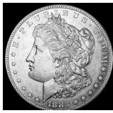 1883-S Silver Morgan Dollar CHOICE AU