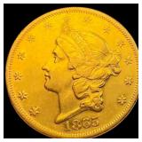 1865 $20 Gold Double Eagle