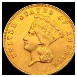 1866 $3 Gold Piece