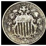 1867 Shield Nickel NICELY CIRCULATED