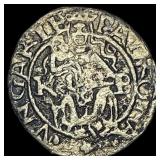 1540-1590 Hungary Madonna&Child SIlver Denar CLOSE