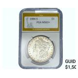 1886-S Morgan Silver Dollar PGA MS63+