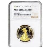 1995 1/2 OZ Gold Eagle $25 NGC PF70 Ultra Cameo