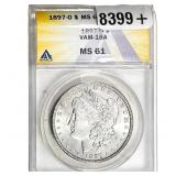 1897-O Morgan Silver Dollar ANACS MS61 VAM-18A