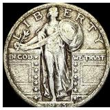1923 Silver Standing Liberty Quarter LIGHTLY  CIR