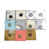 Various Dates Mixed Silver 3 Pence HIGH GRADE