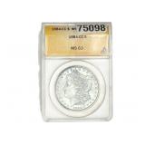 1884-CC Morgan Silver Dollar ANACS MS63