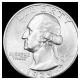 1939-S Silver Washington Quarter UNCIRCULATED