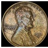1931-S Lincoln Wheat Cent NEARLY UNCIRCULATED