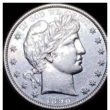 1898-S Silver Half Dollar (Barber) UNCIRCULATED