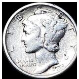 1924-S Silver Mercury Dime NEARLY UNCIRCULATED