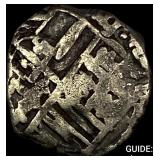 1500s-1600s Spanish Colonial Silver Cob NEARLY UNC