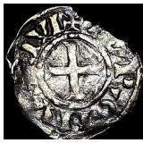 1150-1200 AD France Abbey of St.Martin Silver Deni