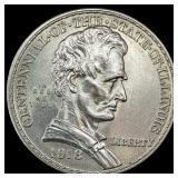 1918 Illinois Commemorative Half Dollar CHOICE BU