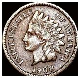1908-S Indian Head Cent ABOUT UNCIRCULATED