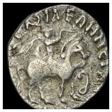 Indo-Scythian 58-12 BC SIlver Drachm NEARLY UNCIR