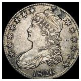 1826 Capped Bust Half Dollar NEARLY  UNCIRCULATED