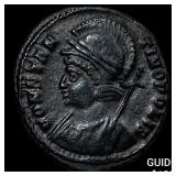 Roman Constantinian 330-340 AD BI Nummus UNCIRCUL