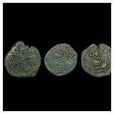 [3Coins]Pratihara Empire 780-980 AD SIlver Drachm