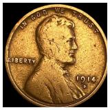 1914-D Lincoln Wheat Cent LIGHTLY CIRCULATED
