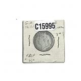 1824 Silver Shilling Coin VF