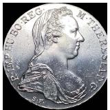 1780 Silver Maria Theresa Thaler UNCIRCULATED