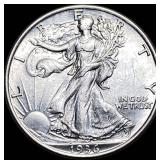 1936 Walking Liberty Half Dollar CHOICE AU