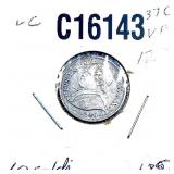 1897-R Silver Papal States 10 Soldi XF