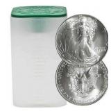 [20 coins] 1994 American Silver Eagle Roll GEM BU