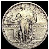 1917 Type 1 Standing Liberty Quarter CHOICE AU