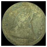 1877-CC Seated Liberty Quarter NICELY CIRCULATED