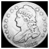 1833 Capped Bust Half Dollar LIGHTLY  CIRCULATED