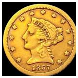 1857-S $2.50 Gold Quarter Eagle