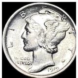 1919-S FSB Silver Mercury Dime UNCIRCULATED