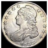 1833 Silver Capped Bust Half Dollar CLOSELY UNCIRC
