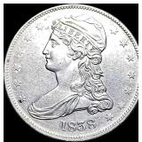 1838 Silver Half Dollar (Capped Bust) CLOSELY UNCI