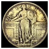 1917 Type 1 Standing Liberty Quarter ABOUT  UNCIR