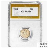 1890 Seated Liberty Dime PGA PR65+