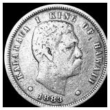 1883 Hawaii Silver Dime ABOUT UNCIRCULATED