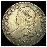 1818 Capped Bust Silver Quarter LIGHTLY  CIRCULAT