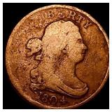 1804 Draped Bust Half Cent NICELY CIRCULATED