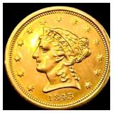 1843-O $2.50 Gold Quarter Eagle