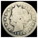 1886 Liberty Head Nickel NICELY CIRCULATED