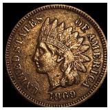 1869 Indian Head Cent CLOSELY UNCIRCULATED
