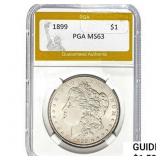 1899 Morgan Silver Dollar PGA MS63