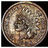1886 Indian Head Cent LIGHTLY CIRCULATED