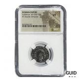 Roman Gallienus, AD 253-268 BI Dbl-Denarius NGC V