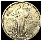 1917 Type 1 Standing Liberty Quarter CLOSELY UNCIR