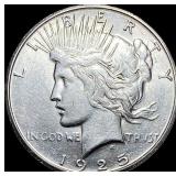 1925-S Silver Peace Dollar CLOSELY  UNCIRCULATED