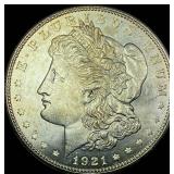 1921-D Silver Morgan Dollar CHOICE BU